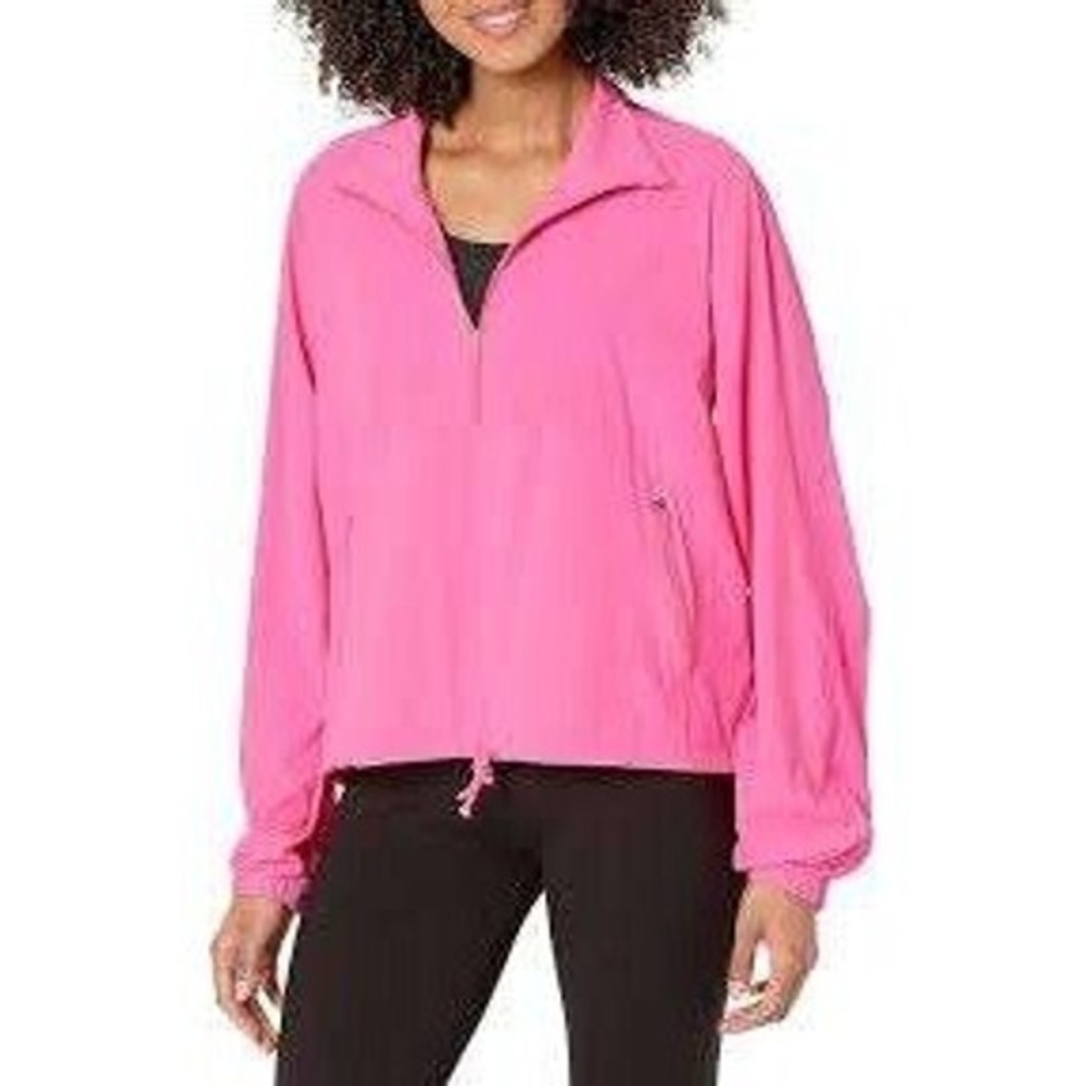 Sweaty Betty Pink Training Day Half Zip Pullover Jacket Activewear Women's US 10